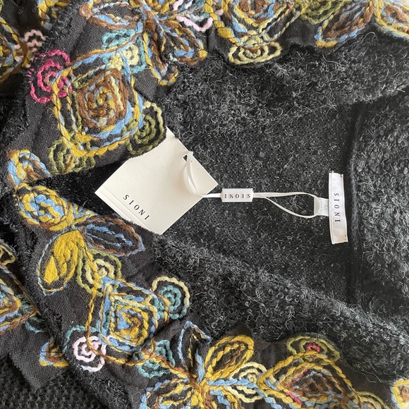 Sioni Black Cardigan, NWT - Picture 6 of 8